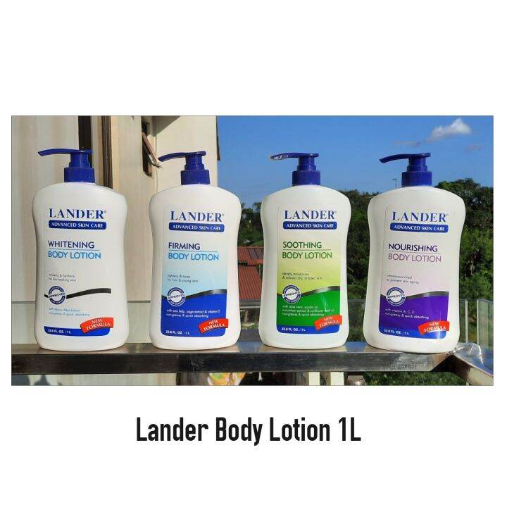 Lander Body Lotion Advanced SkinCare 1L Whitening Nourishing