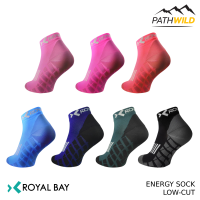 ROYAL BAY ENERGY SOCK LOW-CUT  ถุงเท้าสำหรับเล่นกีฬา หรือออกกำลังกาย ออกแบบตามหลักสรีรศาสตร์ มีความพอดีกับเท้า