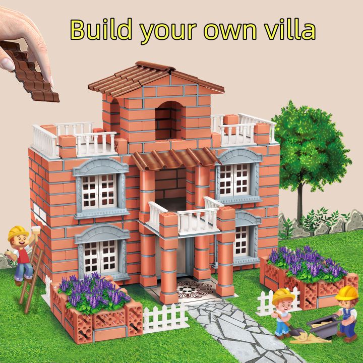 diy-building-house-ชุดก่อสร้างบ้าน-พร้อมอุปกรณ์ครบครัน-แบบจำลองสร้างบ้าน-อิฐ-สร้างบ้าน-ชุดสร้างบ้านจำลอง-วิศวกร-สร้าง-บ้าน