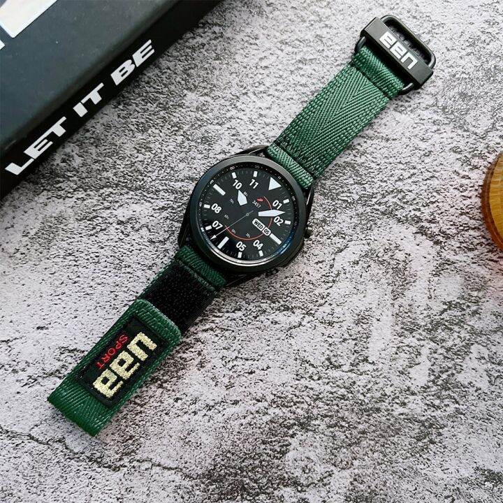 uag-สายนาฬิกาสำหรับ-galaxy-watch-4-46mm-สายแนวสปอร์ตทำจากไนลอนสำหรับ-uag-samsung-gear-s3-amazfit-bip-huawei-gt-2-pro-สำหรับ-huawei-gt2-46mm