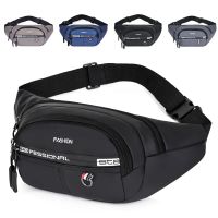 Mens Outdoor Waist Pack Hip Waist Pack Travel Riding Motorcycle Waist Pack Running Jogging Waist Pack Zipper Waist Pack