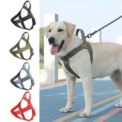 Dog Harness No Pull Reflective Adjustable Big Dog Harness Vest For Medium Large Dogs Walking French Bulldog Dog Accessories