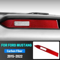 gthrrftdb 1PCS Carbon Fiber Car Passenger Copilot Trim Cover Stickers Accessories For Ford Mustang 2015 2016 2017 2018 2019 2020 2021 2022