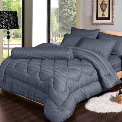 8 in 1 Comforter Queen Size Cadar Fitted Bedsheet