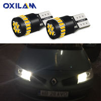 2x T10 W5W LED Canbus Car Clearance ที่จอดรถหลอดไฟสำหรับ Renault Laa 2 Megane Duster Clio Logan Captur Symbol Scenic