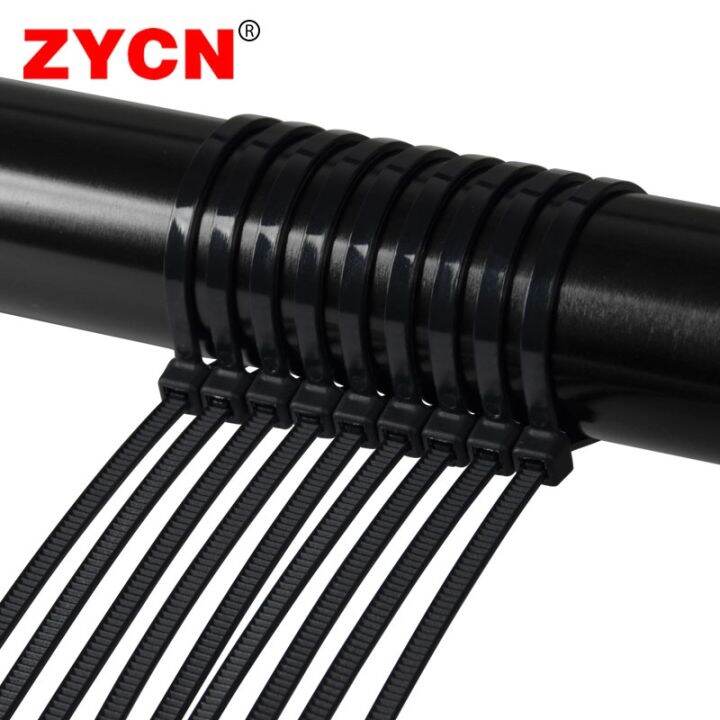 nylon-cable-ties-width-2-5-3-5-4-5mm-self-locking-plastic-warp-black-wire-zip-strapping-industrial-fasteners-250-500-1000pcs