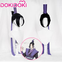 ในสต็อก Jiang Cheng ผู้ใหญ่วิกผมอะนิเมะ Mo Dao Zu Shi คอสเพลย์วิกผม DokiDoki Mo Dao Zu Shi คอสเพลย์ Jiang Cheng จีนโบราณวิกผม