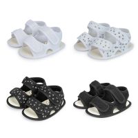 【hot】！ KIDSUN Newborn Baby Sandals Infant Boy Shoes Non-slip Cotton Sole Graden Park Outdoor