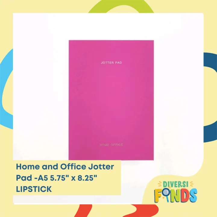 Home Office Jotter Pad 80gsm / 70 sheets per pad / A5 Size Assorted