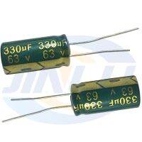 【cw】 10 piezas 63v330UF 10x20mm alta frecuencia y baja resistencia 330uf63v 63wv 330mf 63vdc 330MFD 63v 330uf