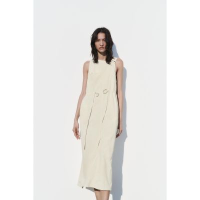 UNIQLO Summer New TRF Womens Loose Asymmetric Nylon Dress 2806213 712