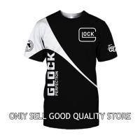 2023 NewGLOCK ทหาร TSHIRT 3D Man เสื้อ Full Sublimation 3D เสื้อยืดฤดูร้อน Breathable แขนสั้น Tee