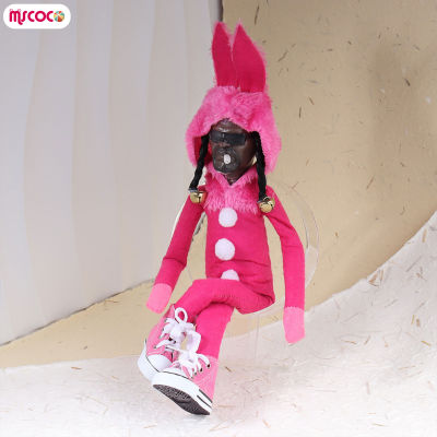 MSCOCO เอลฟ์ตุ๊กตาผ้าการ์ตูนของเล่นแร็ปเปอร์ในชุดลายเอลฟ์ของเล่นของขวัญสำหรับเพื่อนครอบครัว