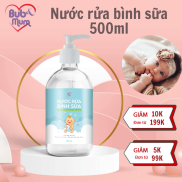 Nước rửa bình sữa 500ml BuB&MuM thành phần thiên nhiên sạch khuẩn