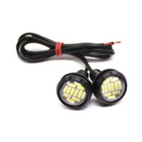 Eagle Eye LED 23mm 4014 12SMD Car Daytime Running Backup Turn Signal Lights Lamp