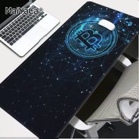 Bitcoin Mausepad เกมคอมพิวเตอร์แผ่นรองเมาส์เกมคอนโซล Xxl 90X30 Mousepad Deskmat Kawaii อุปกรณ์เกมแผ่นรองเมาส์ Mausepad 30x80