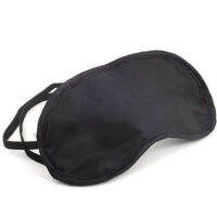 Black Soft Comfortable Mask Sleeping Shade Cover Portable Blindfold Eyeshade Mask Travel G2C6