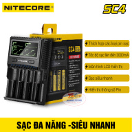Hàng chính hãng Bộ Sạc pin thông minh siêu nhanh 6A Nitecore SC4 thumbnail