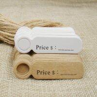 5*1.3cm cute shape kraft paper blank price label tag 100pcs +100pcs hemp string for production price tag description Labels