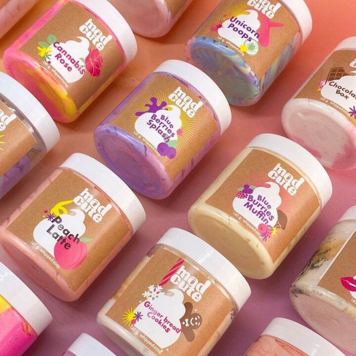 madcute-whipped-soap-สบู่วิปครีม-ออร์แกนิค-น้ำหอมนำเข้า-เกรดพรีเมี่ยม-กลิ่น-blueberry-muffin-140-g