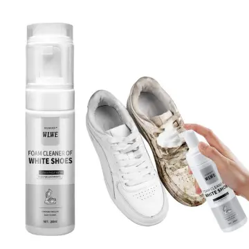 White Sneaker Cleaner Remove Yellow Edge Stains Tennis Shoe Cleaner Kit for  Leather Canvas Nubuck Sneakers