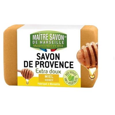 Savon de Provence สบู่ก้อน กลิ่นน้ำผึ้ง Extra Soft Soap Honey (100gm)