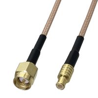 1pcs RG316 Cable SMA Male Plug to MCX Male Plug Straight Connector RF Coaxial Pigtail Jumper Adapter New 4inch 10FT