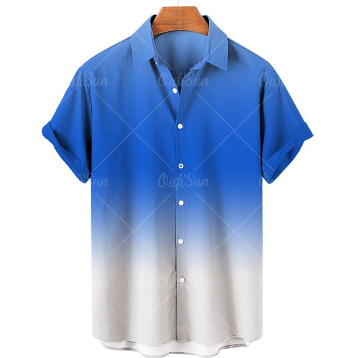 เสื้อฮาวายสำหรับผู้ชาย-เสื้อเสื้อเชิ้ตลำลองสั้นดีไซน์สีแฟชั่น22-23เสื้อผ้าฤดูร้อน5xlขนาดเอเซียออกแบบได้ตามต้องการ