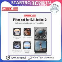 STARTRC ACTION CAMERA PREMIUM FILTER 4 ชิ้น (CPL/ND16/ND32/ND64) เหมาะสำหรับ DJI ACTION 2 ND FILTER ช่วยป้องกันแสงจากการระเบิดของแสงที่มากเกินไปอุปกรณ์เสริมกล้องแอคชั่น