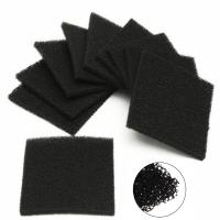 10/20Pcs Universal Black Activated Carbon Foam Sponge Air Filter Impregnated Sheet Pad Filter Sponge Adhesives Tape