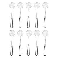 30 Pieces Hot Pot Strainer Scoops,Stainless Steel Hot Pot Strainer Spoons Mesh Skimmer Spoon Strainer Ladle with Handle