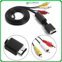 CLMXCA 1.8M หลายออกสีดำสาย AV แบน3วิดีโอ RCA/สายออดิโอ