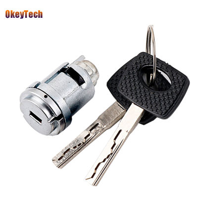 OkeyTech for Mercedes-Benz Key Lock Set Original Replacement Ignition Trunk Car Door Lock Core Barrel Switch Cylinder &amp; 2 Keys