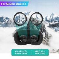 แว่น VR สายตาสั้นสำหรับการแสวงหา Oculus 2เลนส์100-600องศาเลนส์เรซินแอสเฟอริคสำหรับ Quest2แว่น VR บล๊อคหัวเชื่อมcctv/dvr/avตัวผู้