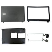 New LCD Back Cover Front bezelLCD hingesBottom Case For Acer Aspire ES1-523 ES1-533 ES1-532 ES1-572 Series Laptop Top Case