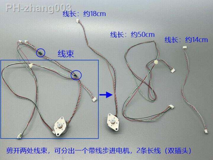 vitech-20ohms-micro-15mm-stepper-motor-mini-2-phase-4-wire-stepping-motor-with-cable-plastic-10-teeth-gear-digital-camera