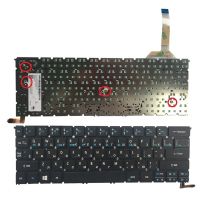 NEW Russian laptop keyboard FOR ACER R7 R7-371 R7-372 black backlight