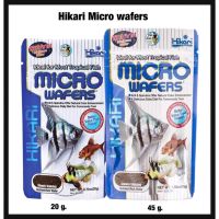 Hikari Micro wafers อาหารปลาสูตรผสมสาหร่ายสไปรูลินา ชนิดจมช้า ขนาด 20/45 g.