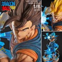 Figure ฟิกเกอร์ LS Last Sleep Studio จากการ์ตูนเรื่อง Dragon Ball Z Kai DBZ ดราก้อนบอล แซด ไค Super Saiyan Vegito Vegetto Vegeta Son Goku ซุปเปอร์ เบจิโต้ ร่างรวมด้วยโปตาร่าของ โกคู กับ เบจิต้า 1/6 สูง 45 cm พร้อมไฟ With LED GK Resin Statue Ver Anime