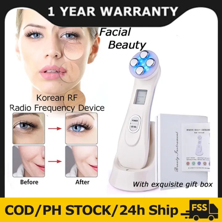 EMS Facial Beauty RF Radio Frequency Device Korean Electroporation