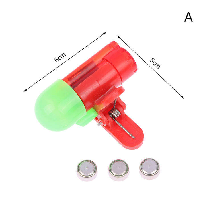 ไฟเตือนตกปลาแบบเบ็ดตกปลาอุปกรณ์เตือนภัยกระทะไฟแอลอีดีตกปลา-gude001