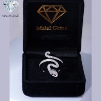 Malai Gems แหวนเพชร เงินแท้ 925 เคลือบทองคำขาว ประดับเพชรสวิส CZ รุ่น 151-R190418 แถมกล่อง แหวนเงินแท้ แหวนเงิน บริการเก็บเงินปลายทาง