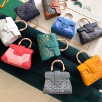 top handle bag 2023G0yardˉShoulder Female Saigon mini Small Printed Dog Tooth Portable Messenger