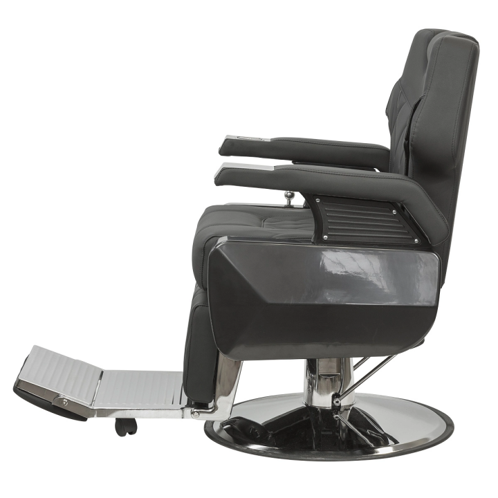 modernluxury-เก้าอี้ร้านเสริมสวย-เก้าอี้ตัดผมชาย-เก้าอี้ตัดผม-เก้าอี้บาร์เบอร์เก้าอี้ร้านทำผม-ฐานสแตนเลสสีเงิน-เบาะหนังเทียมpu-barber-chair