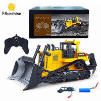 1:16 1554รถบรรทุกควบคุมระยะไกล11ch Rc Bulldozer เครื่องในรถควบคุมของเล่นสำหรับเด็กงานอดิเรกวิศวกรรมของขวัญคริสต์มาส【cod】