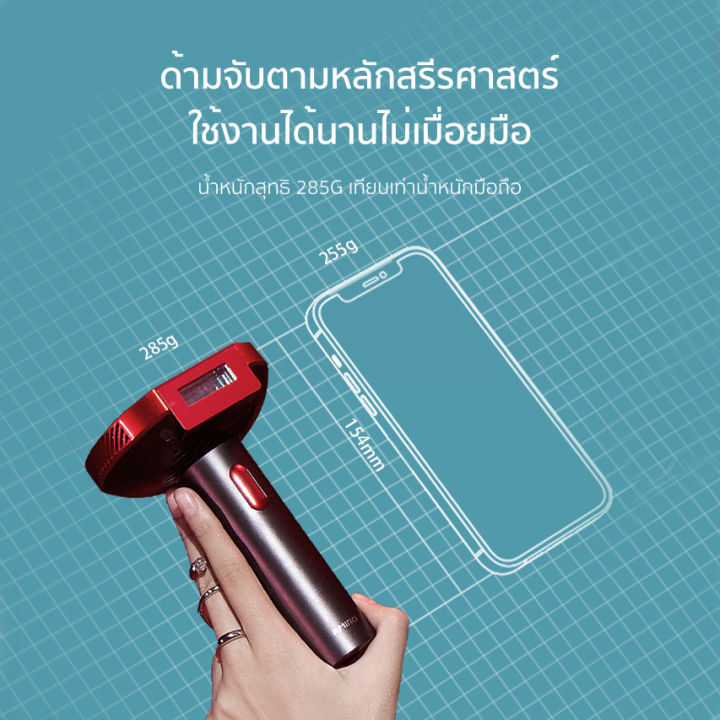 มีของขวัญ-amiro-เครื่องกำจัดขน-ipl-ระบบเย็น-คลื่นแสงสีแดง-ไม่เจ็บ-พร้อม-เลเซอร์ผิวหน้า-เครื่องเลเซอร์กำจัดขน-เลเซอร์