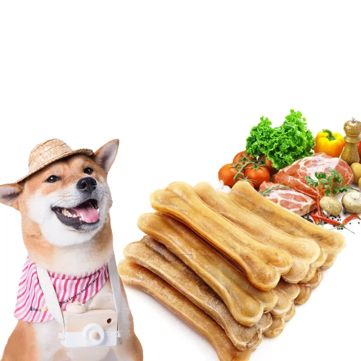 MOYUAN Compressed Rawhide Bones Lasting Dog Chewing Bone for All Dog