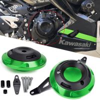 สำหรับ Kawasaki Ninja 400 EX400 Z400 Ninja400 2018-2022มอเตอร์ไซด์เครื่องยนต์สเตเตอร์อุปกรณ์ปกป้องป้องกันแผ่นกันกระแทกฝาครอบเคสกันล้ม