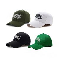 ARGETR ไทเทอร์ไทด์ ง่ายๆ ฮิปฮอป หมวกสไตล์เกาหลี โกธิคสตรีทพังค์ หมวก Snapback หมวกเบสบอลเด็กหญิง หมวกเบสบอลชาย หมวกปักลาย หมวกกันแดดหมวก หมวกแก๊ปเบสบอล หมวกยอดแหลม