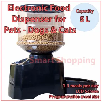 Electronic food clearance dispenser for pets